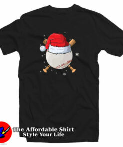 Baseball Lover Santa Christmas Holiday T-Shirt Baseball Lover Santa Christmas Holiday T-Shirt