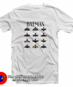 Batman Logo Evolution T-Shirt Batman Logo Evolution T-Shirt