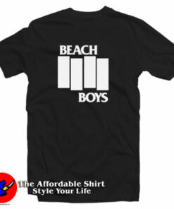 Beach Boys Black Flag Logo Parody T-Shirt Beach Boys Black Flag Logo Parody T-Shirt