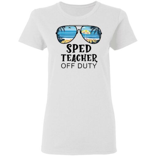 Beach summer sunglasses sped teacher off duty shirt