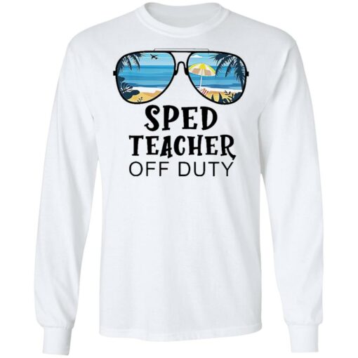 Beach summer sunglasses sped teacher off duty shirt