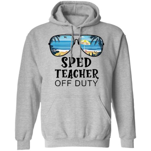 Beach summer sunglasses sped teacher off duty shirt