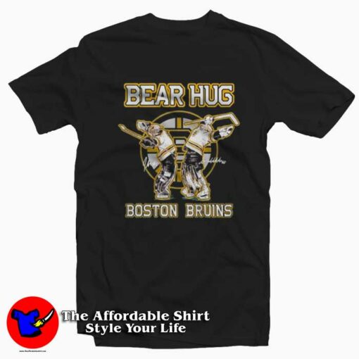 Bear Hug Signature Boston Bruins Graphic T-Shirt On Sale