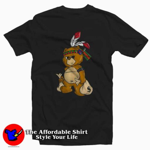 Bear Hustle Money Rap Boys Christmas T-shirt On Sale