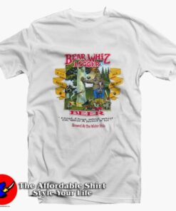 Bear Whiz Logger Beer Funny Vintage T-Shirt On Sale Bear Whiz Logger Beer Funny Vintage T-Shirt On Sale