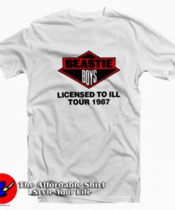 Beastie Boys Licensed to Ill Tour 1987 Unisex T-shirt On Sale Beastie Boys Licensed to Ill Tour 1987 Unisex T-shirt On Sale