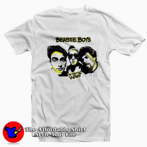 Beastie Boys So What’cha Wan’t Logo T-shirt On Sale