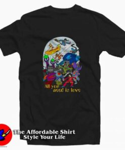 Beatles Yellow Submarine Blue Meanies T-Shirt On Sale Beatles Yellow Submarine Blue Meanies T-Shirt On Sale