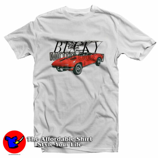 Becky New York Car Moto Guzz Graphic T-Shirt On Sale