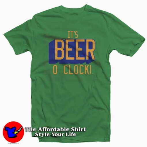 Beer O’Clock T-Shirt Gift Irish Day