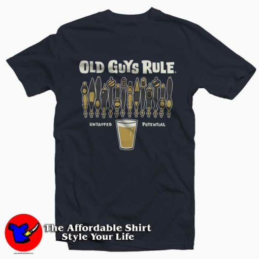 Beer OLD GUYS RULE T Shirt For Gift Beers Day