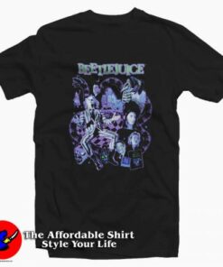 Beetlejuice Purple Tonal Poster Girls T-shirt On Sale Beetlejuice Purple Tonal Poster Girls T-shirt On Sale
