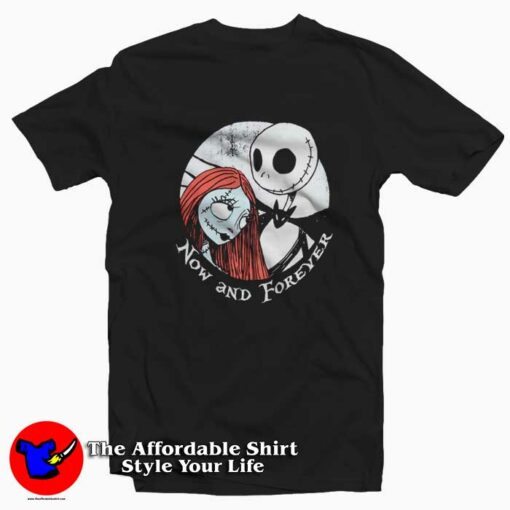 Before Christmas Jack & Sally Now And Forever T-shirt On Sale