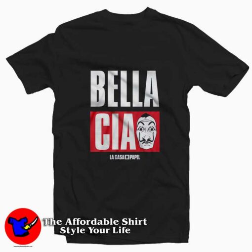 Bella Cia La Casa De Papel Unisex T-shirt On Sale