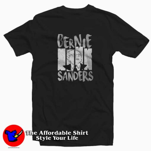 Bernie Sanders Black American Flag Unisex T Shirt Cheap