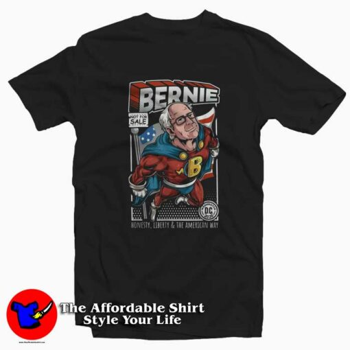 Bernie Sanders Superhero To The Rescue T-shirt On Sale