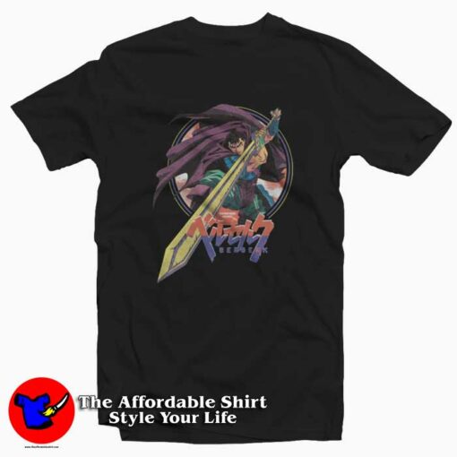 Berserk Anime Manga Vintage Style T-Shirt On Sale