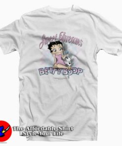 Betty Boop Sweet Dreams Retro Cartoon T shirt On Sale 1