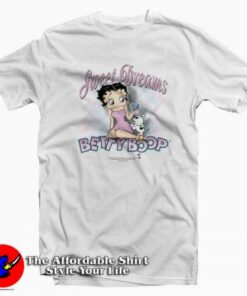 Betty Boop Sweet Dreams Retro Cartoon T-shirt On Sale 1 Betty Boop Sweet Dreams Retro Cartoon T shirt On Sale 2