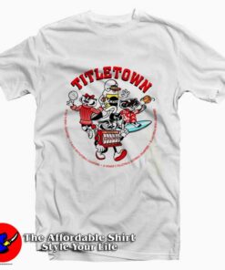 Big Cat With Titletown Barstool Graphic T-Shirt On Sale Big Cat With Titletown Barstool Graphic T-Shirt On Sale