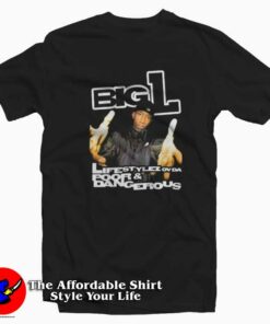 Big L Rap Hip Hop Rapper 90s Retro Vintage T-Shirt On Sale Big L Rap Hip Hop Rapper 90s Retro Vintage T-Shirt On Sale