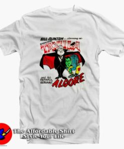 Bill Clinton Al Gore Political Dracula Parody T-Shirt On Sale Bill Clinton Al Gore Political Dracula Parody T-Shirt On Sale
