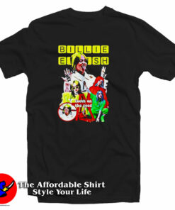 Billie Eilish Focus On The Good Graphic T-Shirt Billie Eilish Focus On The Good Graphic T-Shirt