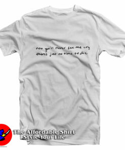 Billie Eilish Lyrics Glock Tucked Big Unisex T-Shirt On Sale Billie Eilish Lyrics Glock Tucked Big Unisex T-Shirt On Sale