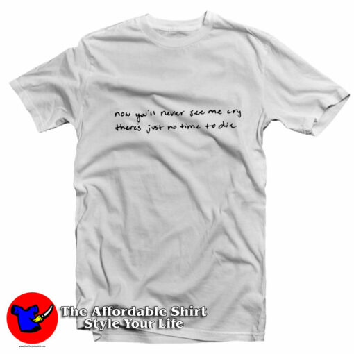 Billie Eilish Lyrics Glock Tucked Big Unisex T-Shirt On Sale