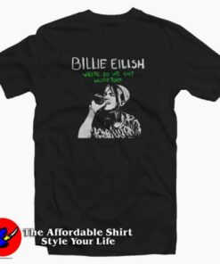 Billie Eilish Where Do We Go World Tour T-Shirt Cheap Billie Eilish Where Do We Go World Tour T-Shirt Cheap