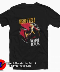 Billy Idol Rebel Yell Punk Rock Concert T-Shirt On Sale Billy Idol Rebel Yell Punk Rock Concert T-Shirt On Sale