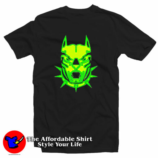 Billy Ray Dog Lime Green Face T-Shirt