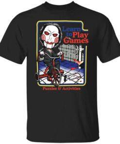 Billy the Puppet learn to play games puzzles and activities shirt Billy the Puppet learn to play games puzzles and activities shirt