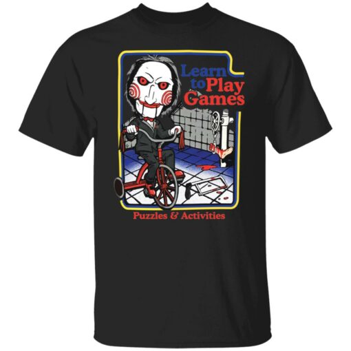 Billy the Puppet learn to play games puzzles and activities shirt