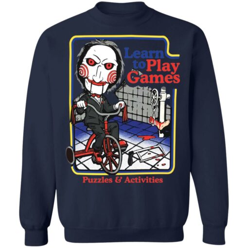 Billy the Puppet learn to play games puzzles and activities shirt