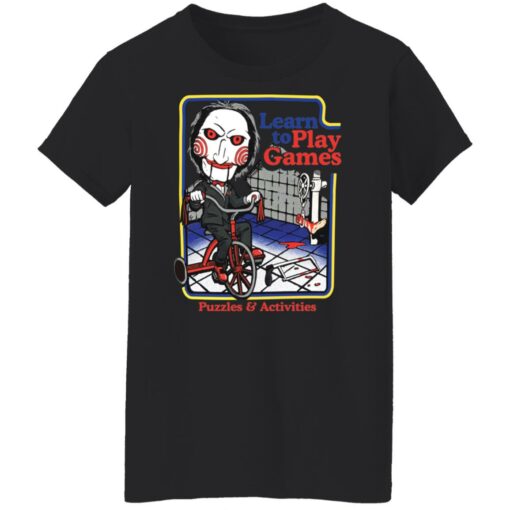 Billy the Puppet learn to play games puzzles and activities shirt