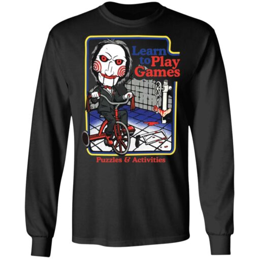 Billy the Puppet learn to play games puzzles and activities shirt