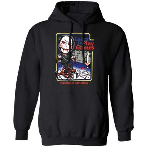 Billy the Puppet learn to play games puzzles and activities shirt