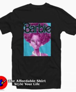 Black Barbie Afro Doll Graphic Unisex T-Shirt On Sale Black Barbie Afro Doll Graphic Unisex T-Shirt On Sale