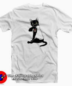 Black Cat Fuck You Tattoo Funny T-Shirt 1 Black Cat Fuck You Tattoo Funny T Shirt 2