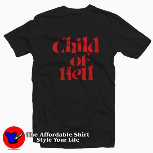 Black Fate Child Of Hell Graphic Unisex T-shirt On Sale