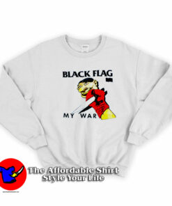 Black Flag Grunge My War Unisex Sweatshirt On Sale Black Flag Grunge My War Unisex Sweatshirt On Sale