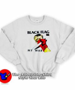 Black Flag Grunge My War Unisex Sweatshirt On Sale Black Flag Grunge My War Unisex Sweatshirt On Sale