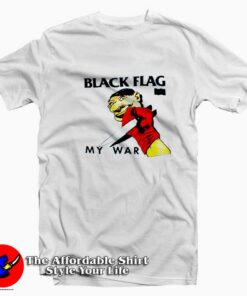 Black Flag Grunge My War Unisex T shirt On Sale 1