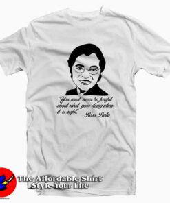 Black History Rosa Parks 1955 Unisex T shirt On Sale 1