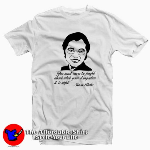 Black History Rosa Parks 1955 Unisex T-shirt On Sale