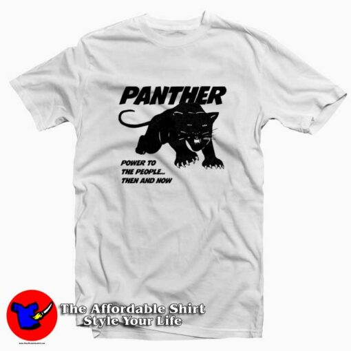 Black Panther Power To The People Unisex T-shirt Cheap