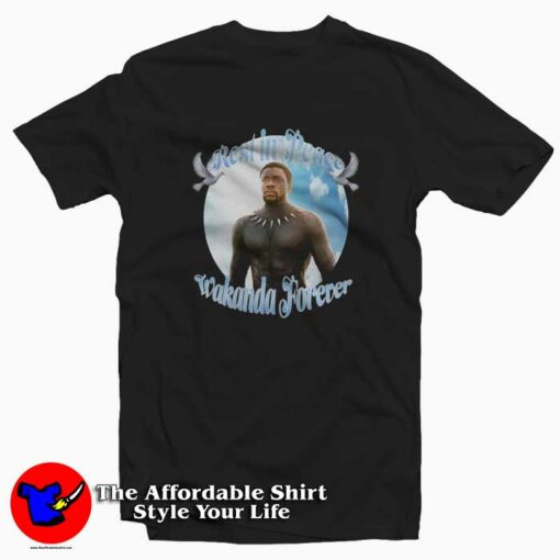 Black Panther Rest In Peace Wakanda Forever T-shirt In Loving Memories