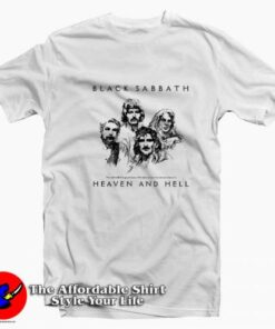 Black Sabbath Heaven And Hell Mark Unisex T-shirt On Sale Black Sabbath Heaven And Hell Mark Unisex T-shirt On Sale