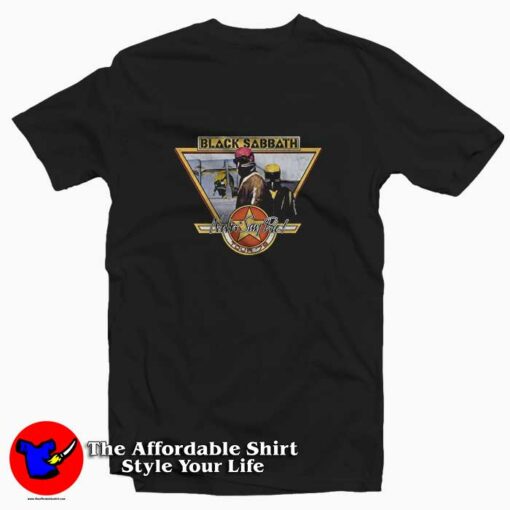 Black Sabbath Official Never Say Die Tour 78 T-shirt On Sale